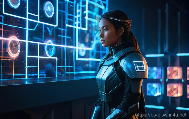 엘소드 스킬큐브 효율적 사용법 - **Prompt 1: The Strategic Cube Decision**
    A young, determined female adventurer, clad in practic...