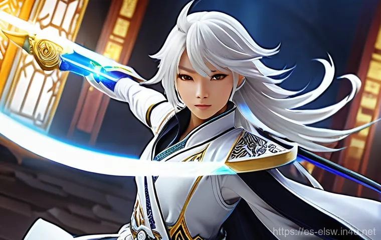 엘소드 스토리 주요 캐릭터 분석 - ### Image Prompt 1: Ara Haan - Spirit of the Nine-Tailed Fox