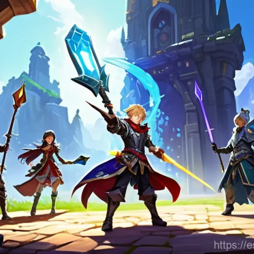 엘소드 길드 명성 상승 전략 - **Prompt 1: The Heart of the Guild in Action**
    A vibrant and energetic scene depicting a diverse...